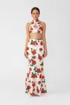 Sau Lee Riley Rosa Skirt In White Multi