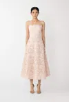 Sau Lee Rosalia Lace Midi Dress