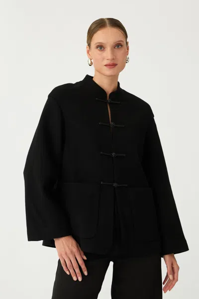 Sau Lee Rowen Tang  Coat In Black