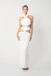 Sau Lee Selma Knit Cut-out Dress