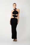 Sau Lee Selma Knit Cut-out Dress