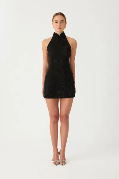 Sau Lee Shao Mini Dress In Black
