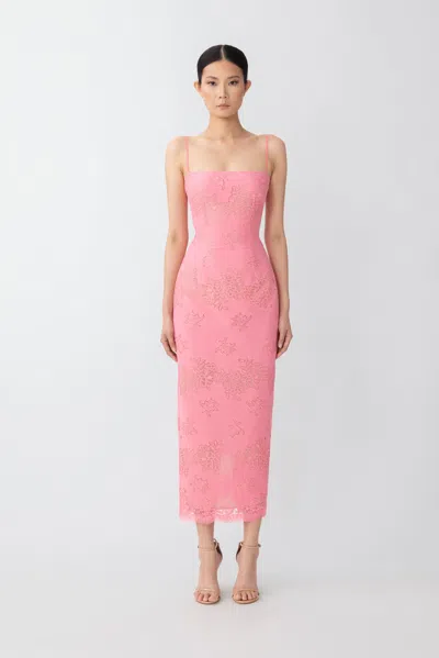 Sau Lee Sinead Dress In Rose Pink