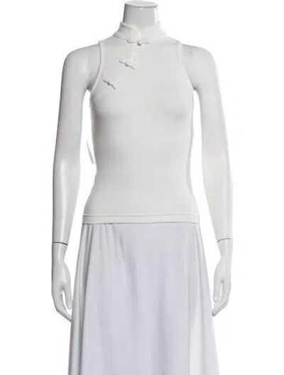 Pre-owned Sau Lee Sleeveless Top W/ Tags In White