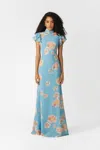 Sau Lee Sylvie Dress In Blue Multi