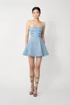 Sau Lee Tai Denim Mini Dress