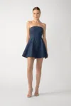 Sau Lee Tai Denim Mini Dress