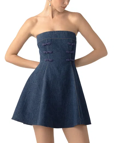 Sau Lee Tai Dress In Blue
