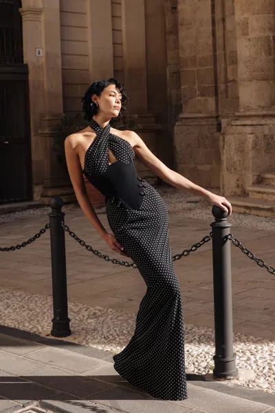 Sau Lee Tatiana Dress In Black