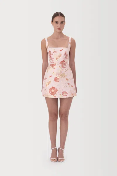Sau Lee Tessa Mini Dress In Pink