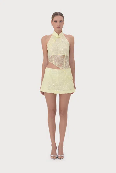 Sau Lee Tilly Beaded Set In Yellow