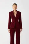 Sau Lee Toni Blazer In Bordeaux
