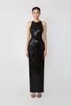 Sau Lee Willa Dress In Black