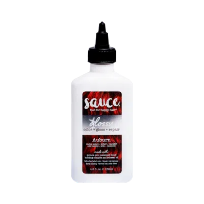 Sauce Beauty Glossy Color+gloss+repair - Auburn In Brown