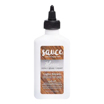 Sauce Beauty Glossy Color+gloss+repair - Light Brown