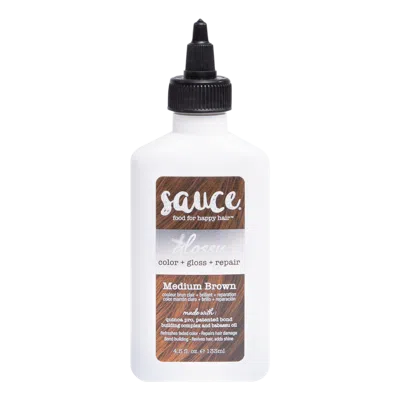 Sauce Beauty Glossy Color+gloss+repair - Medium Brown