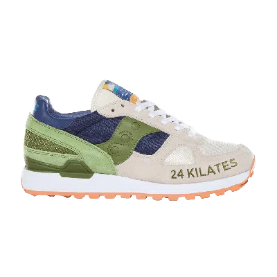 Pre-owned Saucony 24 Kilates X Shadow Original 'mar' In Green