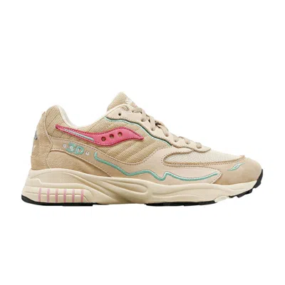 Pre-owned Saucony 3d Grid Hurricane Premium 'cream Pink'