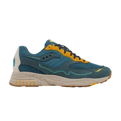 Pre-owned Saucony 3d Grid Hurricane Premium 'green Orange'