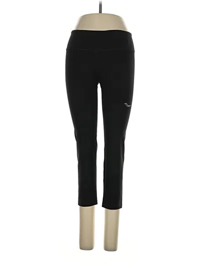 Pre-owned Saucony Active Pants In Black