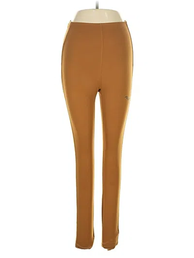 Pre-owned Saucony Active Pants In Gold
