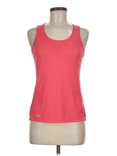 Pre-owned Saucony Active Tank Top In Red