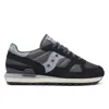 Saucony Anthracite Sneakers With Suede And Mesh Details In Grey