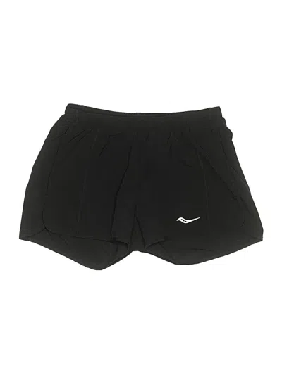 Pre-owned Saucony Athletic Shorts In Black