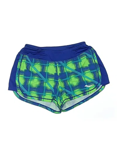 Pre-owned Saucony Athletic Shorts In Blue