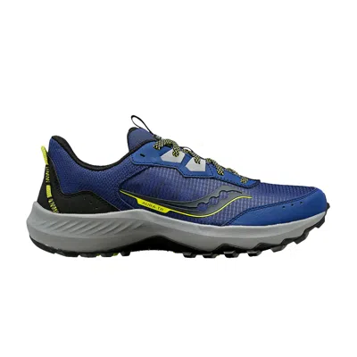 Pre-owned Saucony Aura Tr 'indigo Black' In Blue