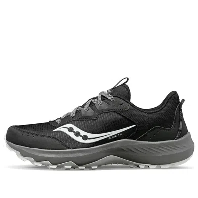 Saucony Aura Tr Wide 'black Gravel'