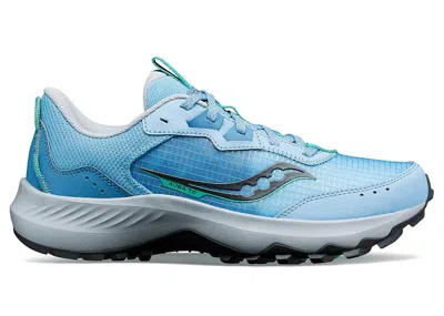 Pre-owned Saucony Aura Tr (women's) Sneakers In Breeze/shadow