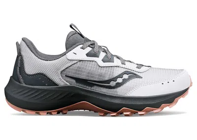 Pre-owned Saucony Aura Tr (women's) Sneakers In Fog/lotus