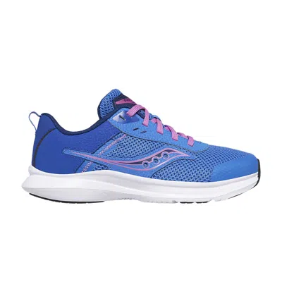 Pre-owned Saucony Axon 3 Big Kid 'bluelight Grape' | Kid's Size 3.5