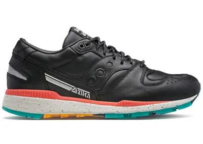 Pre-owned Saucony Azura Changing Tides Sneakers In Black/crimson/teal