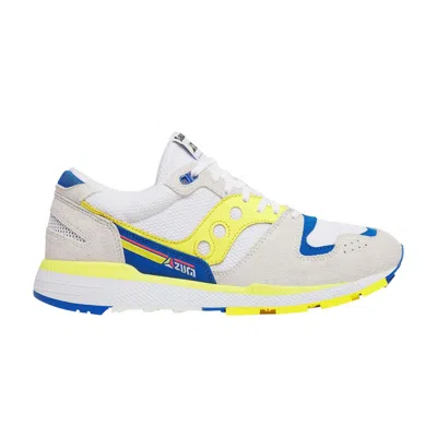 Pre-owned Saucony Azura Og 'white Yellow' | Men's Size 7