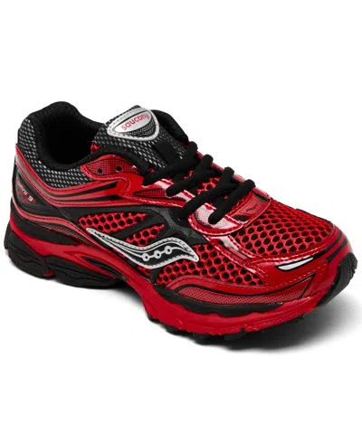 Saucony Big Kids Omni 9 Running Sneakers From Finish Line In Red