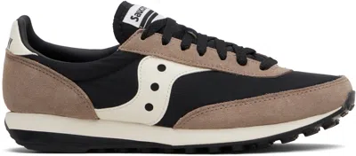 Saucony Black & Brown Trainer 80 Sneakers In Multi