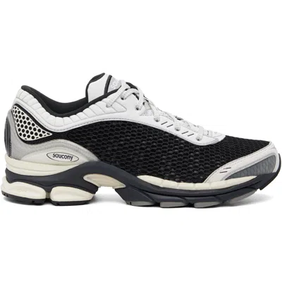 Saucony Black & White Progrid Paramount Sneakers In Black/white