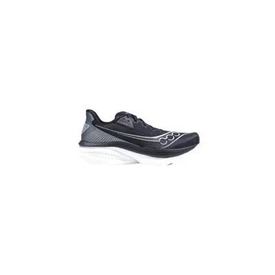 Saucony Black And White Textile Athletic Sneakers