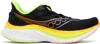 Saucony Black & Yellow Endorphin Speed 5 Sneakers In Black