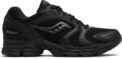 Saucony Black Progrid Triumph 4 Heritage Sneakers