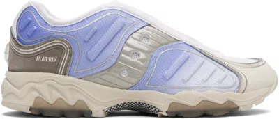 Saucony Blue & Gray Matrix Fade Sneakers