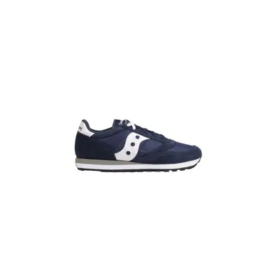Saucony Blue Suede Leather Low Top Sneakers