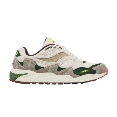 Pre-owned Saucony Bodega X Grid Shadow 2 'jaunt Woven' In Cream