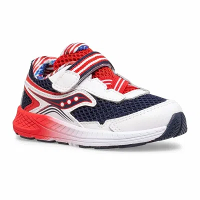 Saucony Kids' Boy's Ride 10 Jr In Red/white/blue In Multi
