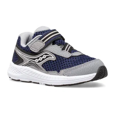 Saucony Kids' Boy's Ride 10 Jr Sneakers In Navy/grey In White