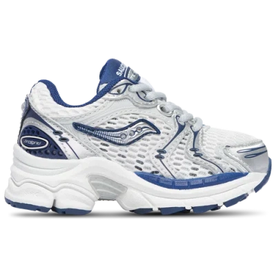 Saucony Kids' Boys Triumph 4 In White/navy