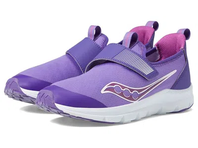 Saucony Breeze Sport Slip On Sneaker (little Kid/big Kid) Kids Shoes Pink : 13 Little Kid M In Purple