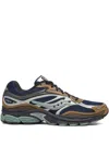 Saucony Progrid Omni 9 Brown/navy Sneakers In Multi
